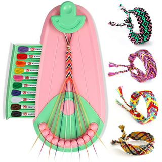 DOODLE HOG Friendship Bracelet Kit with Alphabet Beads, String & Bracelet  Charms for Girls Ages 8-12 - Jewelry Making Kit