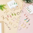 thumbnail image 2 of Colorful Acrylic Earing Hooks Cute Summer Earrings Lollipop Flower Ear for Women Funny Drop Dangle Earring Blue Bear Cloud Ears Hooks for Women Summer Gifts Colorful, 2 of 9