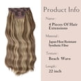 thumbnail image 3 of Typpkmm Extensiones De Cabello SintéTico De De Largo Ondulado 22 ", 3 of 7