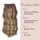 thumbnail image 3 of Typpkmm Extensiones De Cabello SintéTico De De Largo Ondulado 22 ", 3 of 7