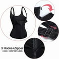 thumbnail image 3 of Women Waist Trainer Corset Zipper Body Shaper Vest with Adjustable Straps, 3 of 7