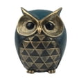 thumbnail image 2 of Dormitorio Estatua animal Mini Resina Escultura Estatuilla Nightstand Decoración de vacaciones Decoración de vacaciones Regalo de cumpleaños Suministros de casa Azul Inevent HA011197-01B, 2 of 7