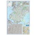 thumbnail image 1 of Univarsal 911843114002-49x71-SR1 49 x 71 in. Brooklyn, New York City Wall Map - Spring Roller 1, 1 of 1