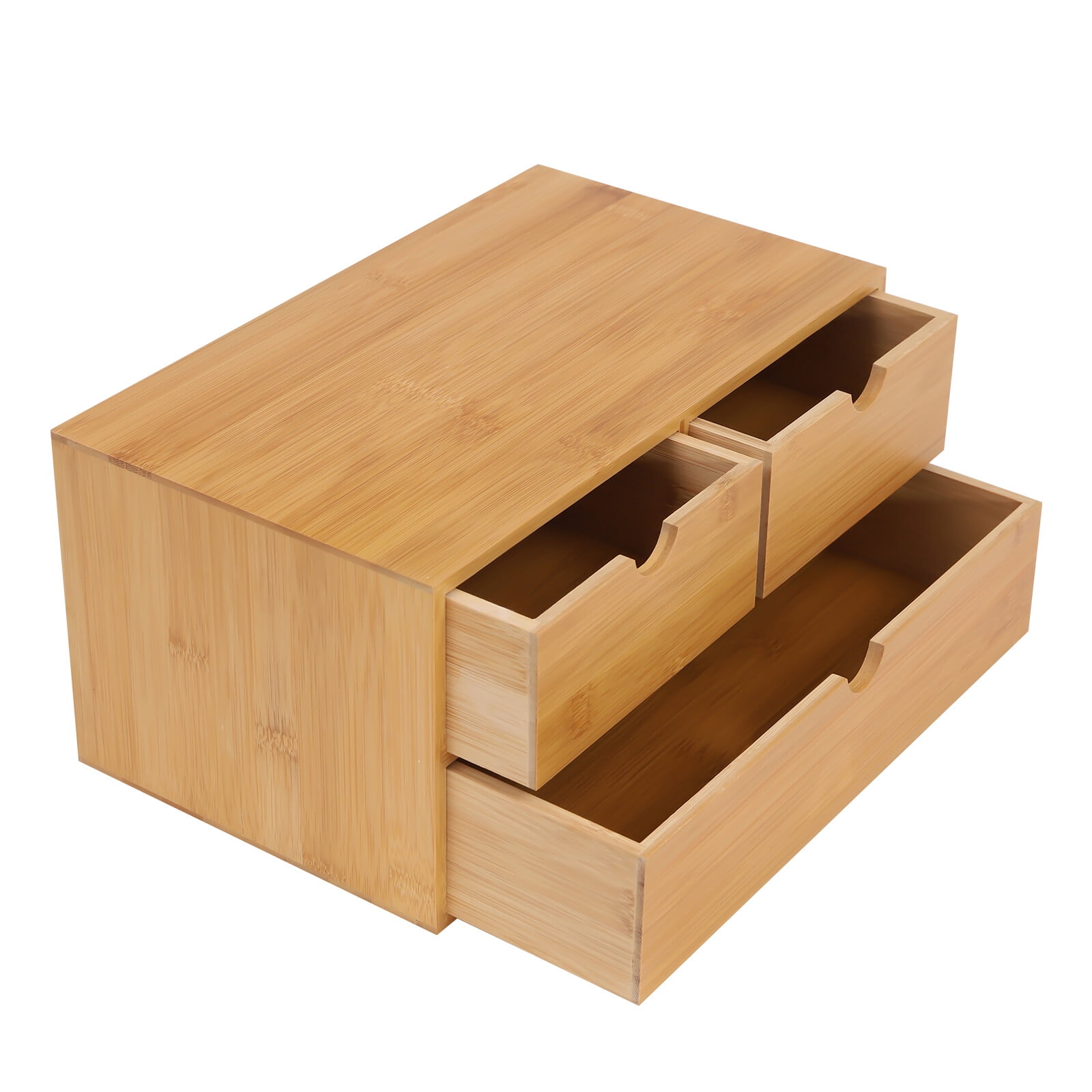 Shangmakel ShangmakelOffice Desk Organizer, 3 Drawer Organizer Desk Accessories Workspace Desk Vintage Desktop Holder File Organizer Home Office Supplies