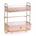 thumbnail image 3 of Bathroom Organizer, 2 Tiers, Large Capacity for Countertop , Orange, 3 of 7