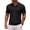 Black, variant on Yungyresw Mens Polo Shirts Short Sleeve Mesh Design Breathable Lightweight Polos Left Chest Pocket Pocket Shirt for Summer Wear