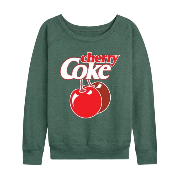Coca-Cola - Very Cherry Coke - Women's French Terry Long Sleeve Pullover