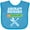 Turquoise, variant on Inktastic Aircraft Mechanic in Training Future Occupation Boys or Girls Baby Bib