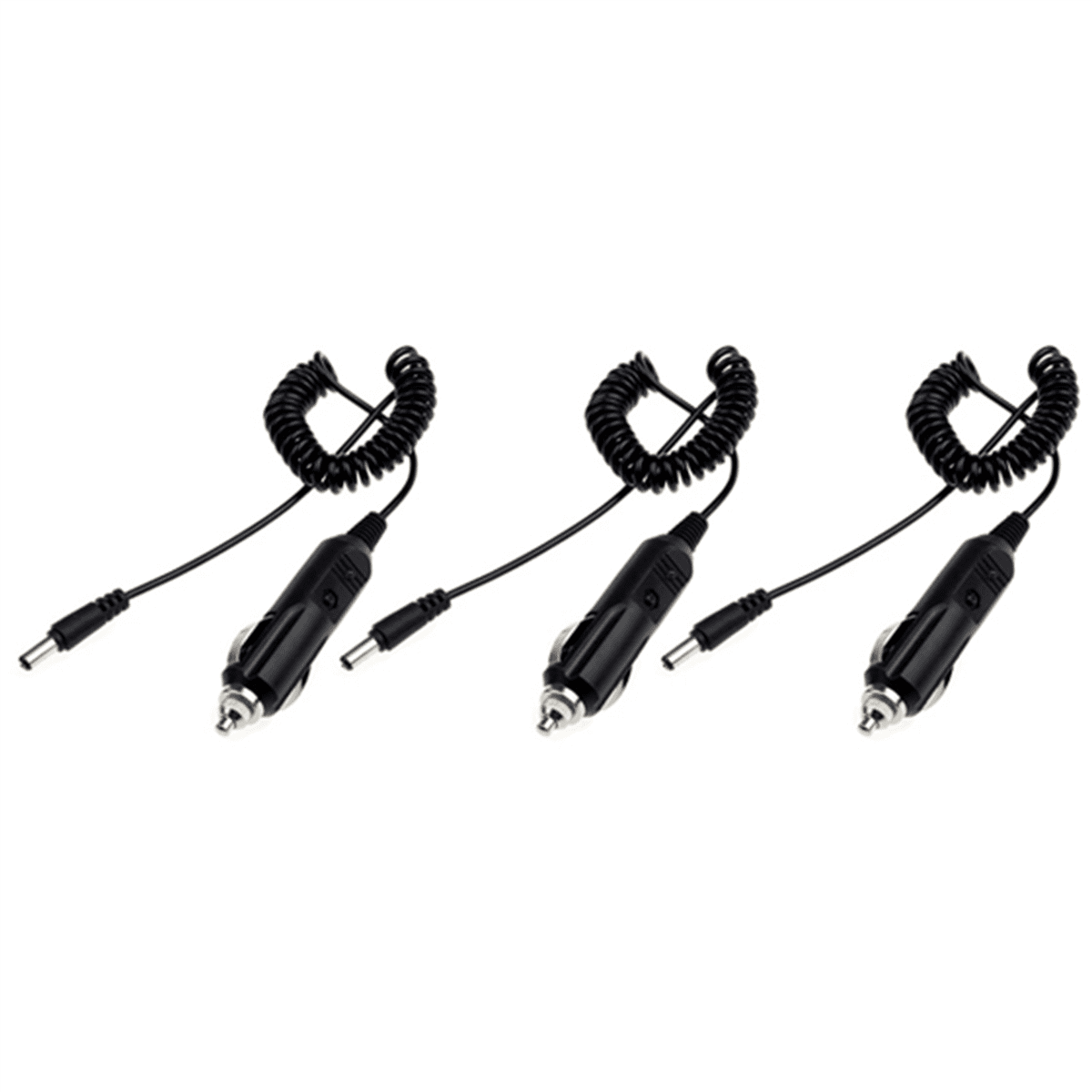 3X 12V Travel Car Charger Adapter for UV-5R 5RA / B / C / D /,3 x Car Charger Adapter 12V Auto,Black