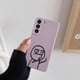 thumbnail image 3 of Funny Middle Finger Cute Man Liquid Silicon Case For Samsung Galaxy S24 S23 S22 Ultra S21 S20 FE S10 S24 Plus Luxury Phone Cover, 3 of 5