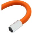 thumbnail image 2 of Universal Extension Faucet Hose - Flexible Jet Regulator - Malleable Freely Bendable Silicone Hose Kitchen Bathroom Sink Sprayer 360 Moldable Orange 5, 2 of 4