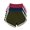 Green, variant on WIZUTIZ Women's Shorts Classic Stylish Slimming Yoga Dolphin Shorts Pack of 3 Stretch Elastic Mid Rise Swimsuit Heart Print Swimsuit for Teen Girls Party Green