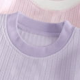 thumbnail image 5 of Pajama Set for Girls Graphic Pajamas Crewneck Long Sleeve Soft Girls Sleepwear Thanksgiving Pajamas Kids 4-5 Years, 5 of 6
