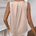 thumbnail image 3 of Womens Summer Satin Casual Ruffle Short Sleeve Crewneck Tops Medium T Shirt Exercise Shirts Women Tops Women Casual Women Casual Tee T Shirt Athletic Wear Women Womens Short Sleeve Tops Shirt Set, 3 of 6