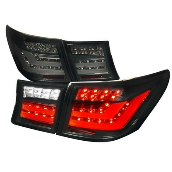 Spec-D Tuning  LED Tail Light for 07 to 09 Lexus LS460 - Smoke - 13 x 21 x 29 in.