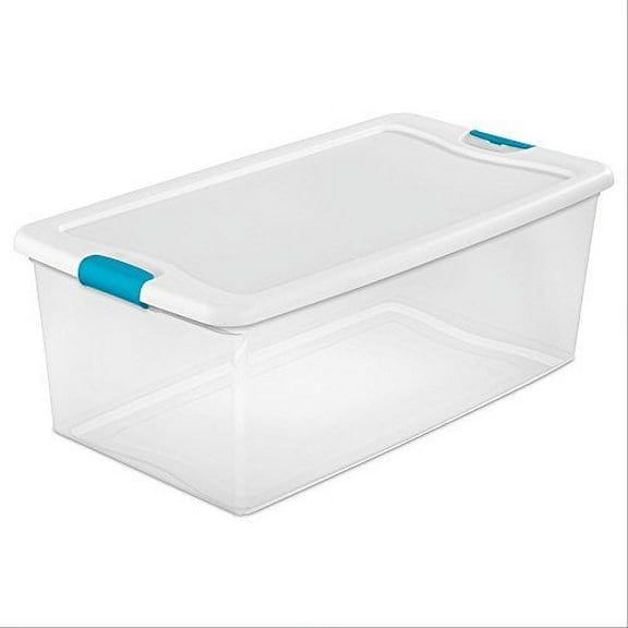LoKii Clear Latching Storage Box - 106 Quart