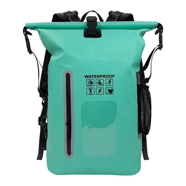 Bolsa impermeable seca para kayak, bolsa de flotación de 25 litros, bolsa ligera de gran capacidad. Verdancia