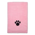 thumbnail image 2 of Bone Dry Embroidered Microfiber Pet Towel, Pink, Large, 2 of 3