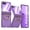 Purple, variant on Oupeigar for Samsung Galaxy Z Flip 7 Phone Case,with Ring Holder [Screen Protector]Translucent Matte Shockproof Protective Phone Case-Rose Red