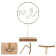 thumbnail image 6 of WEUVEB Handmade Golden Wire Sign Day Wedding Decoration, 6 of 9