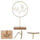 thumbnail image 5 of Letrero romántico para mesa, elegante centro de mesa de alambre y madera para San Valentín, decoración del hogar, centro de mesa para bodas, arte de alambre único para fiestas y aniversarios., 5 of 8