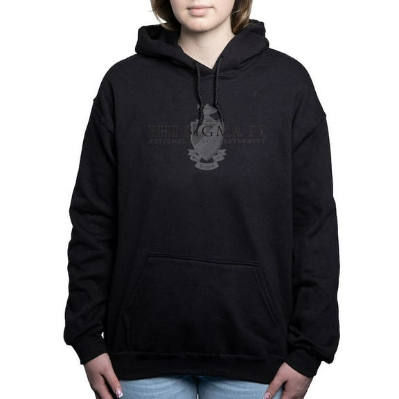 CafePress - Phi Sigma Pi Shield Black Wordmark Sweatshirt - Pullover Hoodie, Classic & Comfortable Hooded Sweatshirt