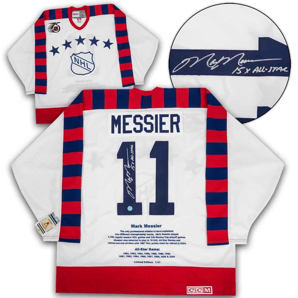 Mark Messier 1992 NHL All Star Game Signed with 15 All Mark Messier 1992 NHL All Star Game Signed with 15 All