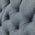 thumbnail image 2 of Noble House Sanborn Upholstered Tufted Wingback Swivel Recliner, Charcoal and Black, 2 of 9