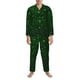 thumbnail image 3 of Balery Green Sparkling Pijama para Hombre de Dos Piezas con Manga Larga, Conjunto de Dormir y Descanso Suave con Bolsillos-Large, 3 of 7