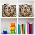thumbnail image 6 of Coolnut Easter Cute Rabbit Retro Style Large Storage Basket 2PCS,Cute Koala Collapsible Toy Storage Box Laundry Basket with Handle,Used for Home Closets, Offices Home Decor, 6 of 7