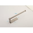 thumbnail image 7 of Paper Towel Holder Wall Mount, 12 Inch Stainless Steel Paper Towel Holder, Self Adhesive Paper Towel Holder Under Cabinet with Screws, Vertically or Horizontally, Brushed Nickel, 7 of 7