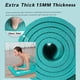 thumbnail image 3 of YR Tapete de Yoga NBR Antideslizante Duradero Tapete de Ejercicio de Espuma de Alta Densidad de 1/2 Pulgada con Bolsa de Transporte, Azul Hielo, 3 of 7