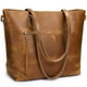 thumbnail image 1 of Bolso de hombro S-ZONE de cuero genuino vintage para mujer, 1 of 8