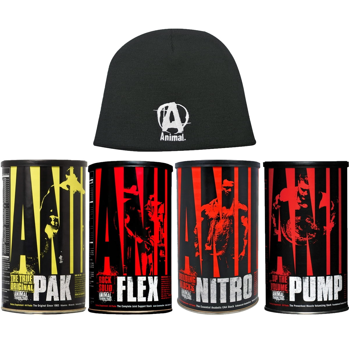 Universal Nutrition Animal Pak Advanced Essentials Stack with Skull Cap