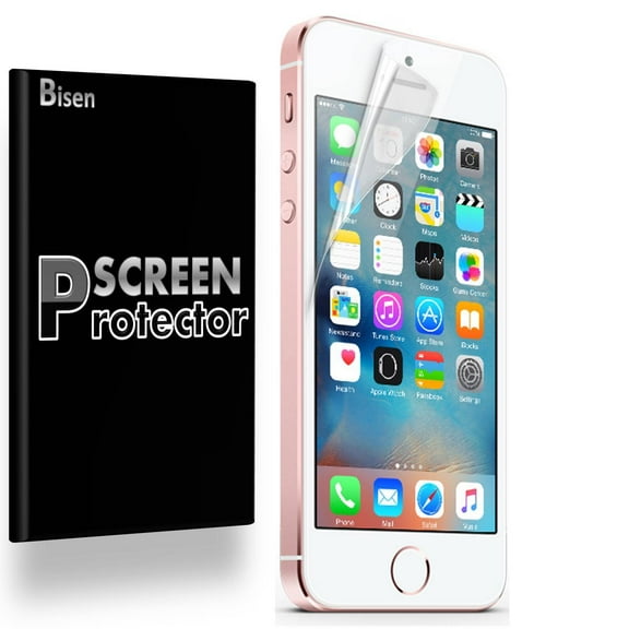 iPhone SE / 5S / 5C / 5 [8-Pack BISEN] Screen Protector, HD Clear, Anti-Scratch, Anti-Shock