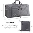 thumbnail image 2 of Bolsa de viaje Woogwin, grande, impermeable, 60 L, gris, 2 of 7