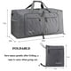 thumbnail image 2 of Bolsa de viaje Woogwin, grande, impermeable, 60 L, gris, 2 of 7