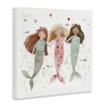 thumbnail image 4 of Trio of Mermaids Friendship Canvas Wall Art, design by Leah Straatsma, 4 of 8