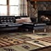 thumbnail image 4 of Homespun Cabin Novelty Lodge Pattern Brown Rectangle Area Rug, 4' x 5', 4 of 10