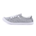 thumbnail image 2 of Zapatillas de deporte de lona sin cordones para mujer, zapatos casuales para caminar, comodidad clásica, zapatillas planas de moda (gris 07), 2 of 5