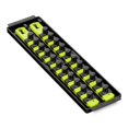 thumbnail image 3 of Ernst Manufacturing 8469HV Organizador de enchufes Premium de 13 pulgadas con 2 rieles y 1/2 pulgada, alta visibilidad, fabricado en los EE. UU., 3 of 5
