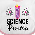 thumbnail image 4 of Inktastic Science Princess Girls Scientist Girls Baby Bib, 4 of 4