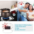 thumbnail image 2 of Paquete de 2 temporizadores de cocina digitales II 2.0, dígitos grandes, alarma fuerte, respaldo magnético, soporte, para cocinar, hornear, juegos deportivos, oficina (blanco) (2 unidades) Fason WRQX-212, 2 of 6