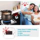 thumbnail image 2 of Temporizador de cocina digital II 2.0, dígitos grandes, alarma fuerte, respaldo magnético, soporte, para cocinar, hornear, juegos deportivos, oficina (blanco) (2 unidades) Namotu WRQX-212, 2 of 6