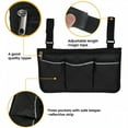 thumbnail image 2 of GASTROPOD Wheelchair Armrest Side Bag Walker Accessory Organizer Bag with Reflective Stripes Waterproof Storage Pouches for Any Wheelchair Mobility Scooter Walker Rollator Carry Accessories, 2 of 7