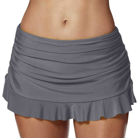 Adviicd Women s Thong Bikini Bottom Grey S