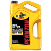 Pennzoil High Mileage Full Synthetic 5W-30 Motor Oil, 5 Quart