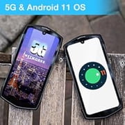 Unihertz TickTock, 5G Rugged Smart Phone with Dual Screen Android 11 NFC