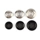 thumbnail image 4 of Armario de muebles de armario de acero inoxidable con orificio de ventilación, rejilla de ventilación de disipación de calor negra, cubierta de orificio de ventilación blanca, accesorios de, 4 of 5