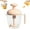 B, variant on Manual Egg Mixer, Press the Egg Beater Cup, Multi-function Blender, Built-In Filter on the Cup Mouth to Filter Egg Foam, Suitable for Beating Eggs, Whipping Cream